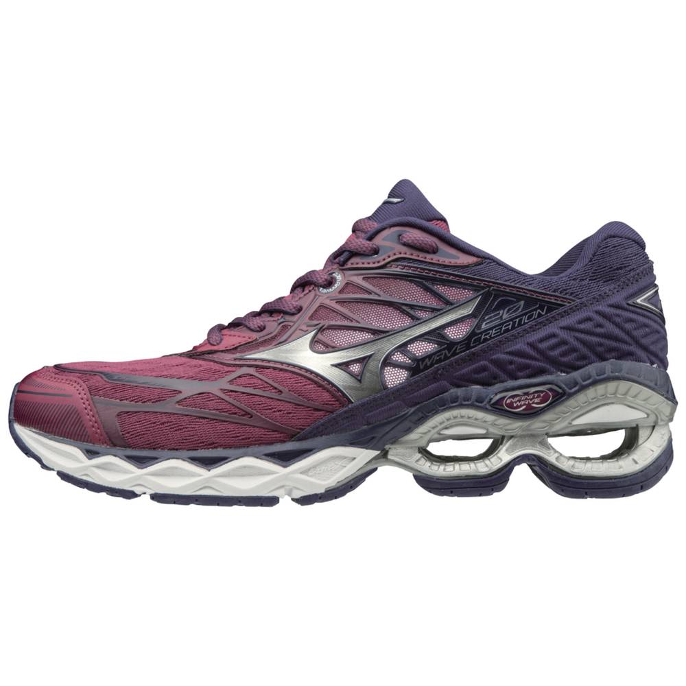 Mizuno Women's Wave Creation 20 Running Shoes Purple/Silver (411061-VLC)